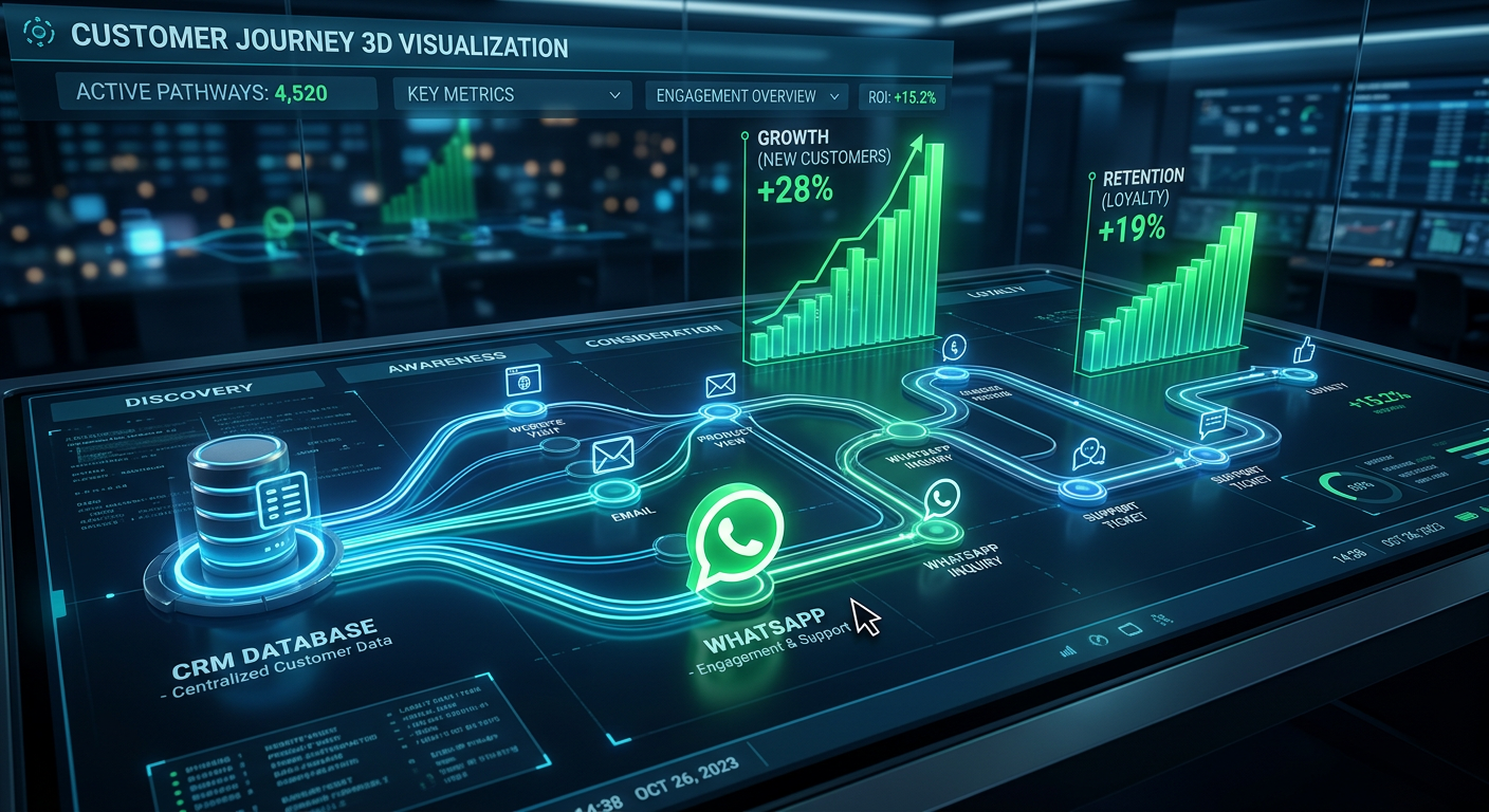 Beyond Support: How to Use WhatsApp CRM Automation to 3X Customer Retention in 2025