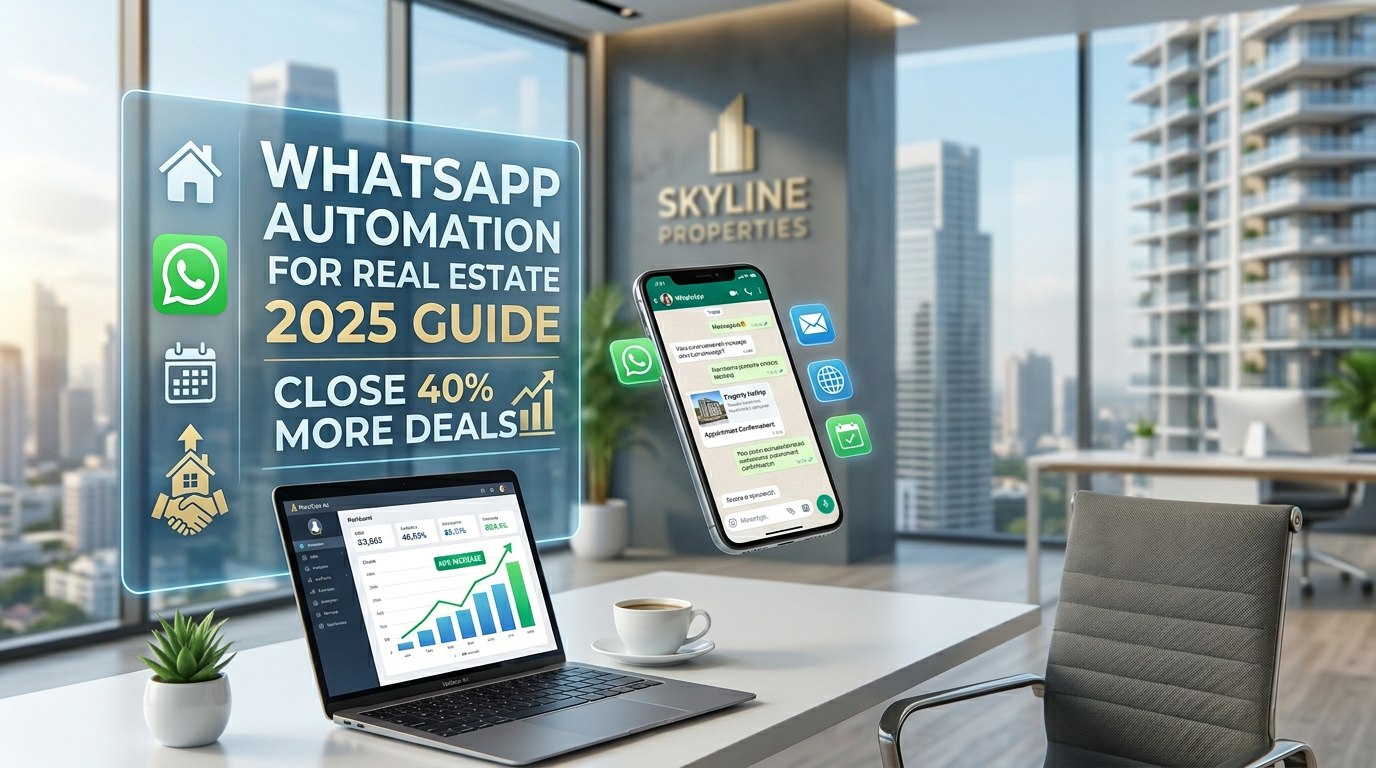 WhatsApp Automation for Real Estate: The 2025 Guide to Closing 40% More Deals
